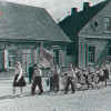 Барановичи, Ленина улица, 1958 год, направление: север