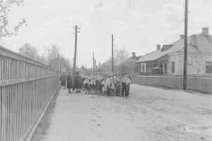 Барановичи, Спокойная улица, 1 мая 1958 года. Демонстрация 1 мая