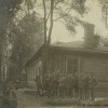 Солдаты возле барака, Барановичи, 1917