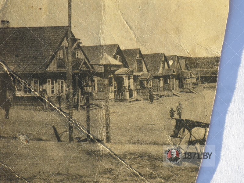 Виды улиц в деревне Молчадь начала ХХ века