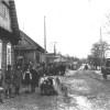 Вид улицы в Молчади с местным населением 1943 год