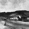 Улица в Городище северная сторона. Фото 1918 года.