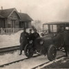 Станция Мордичи. Автомобиль на ж/д колесной паре. Первая Мировая