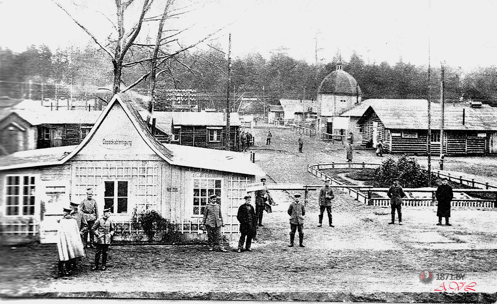 Багажное отделение станции Лесная. Фото 1916 года.