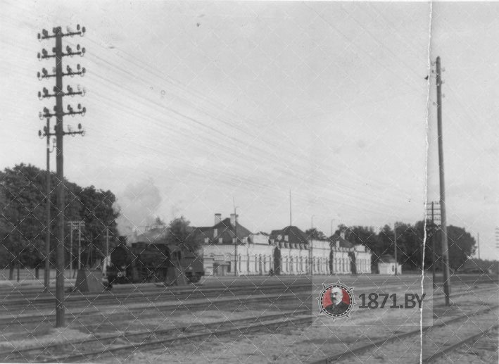 Фото вокзала Барановичи-Полесские 1943 и 1944 годов