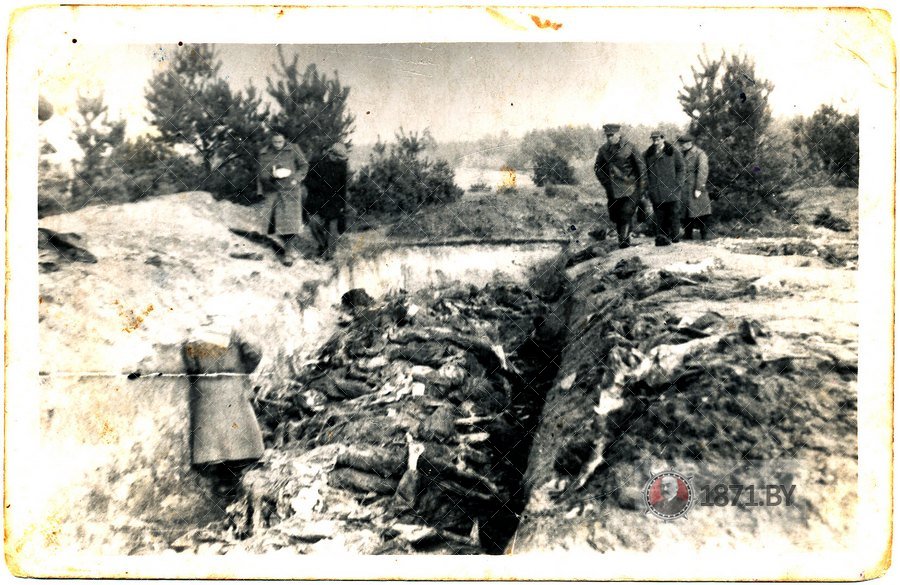 Шталаг 337, рвы с погибшими, Барановичи, пленные солдаты