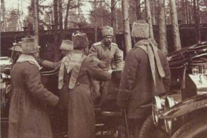Николай II в Ставке в Барановичах