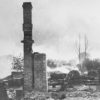 Фото 1944 года, вид на разрушенные кварталы центра города Барановичи