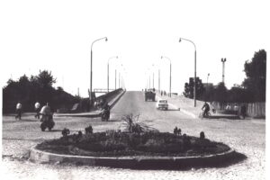 Барановичи. . Перекидной мост через ж/д полотно по ул. Советской. 1967 г.