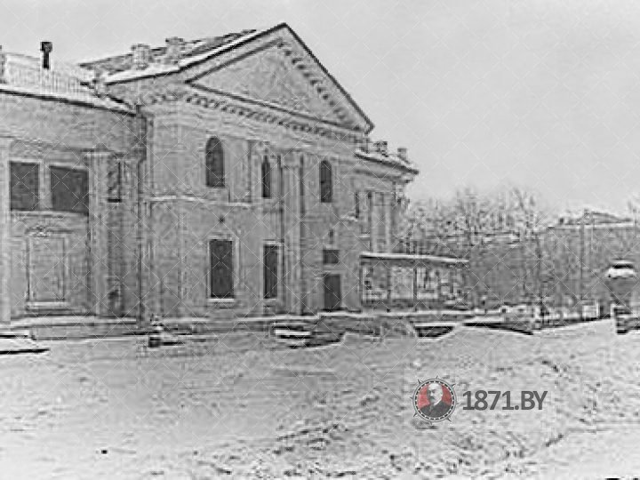 1960-е Кинотеатр "Октябрь" зимой