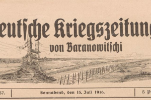 Статья "Барановичи" из Deutsche Kriegszeitung von Baranowitschi от 29 января 1916